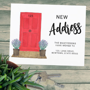 Lámina Invitación de desplazamiento de nueva dirección de