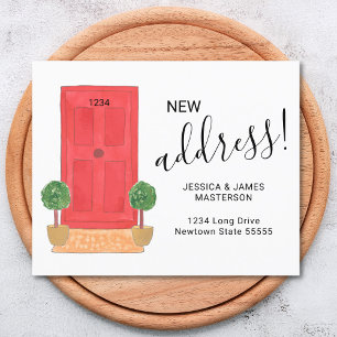 Lámina Invitación de desplazamiento de nueva dirección de