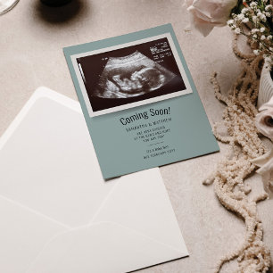 Lámina Invitación de Embarazo Presupuestario Foto Ultraso