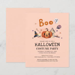Lámina Invitación de fiesta de disfraces de Halloween par
