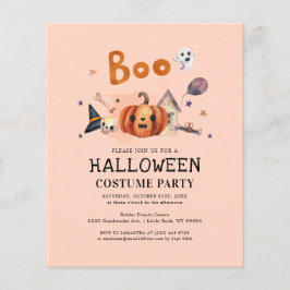 Lámina Invitación de fiesta de disfraces de Halloween par