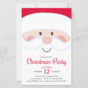Lámina Invitación de fiesta de Navidad de la empresa Budg