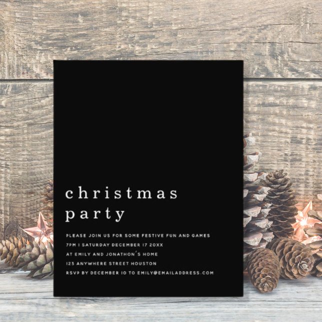 Lámina Invitación de Fiesta de Navidades blancos negros m (Subido por el creador)