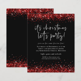 Lámina Invitación de Fiesta divertida de Navidades del Pu