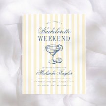 Invitación de fin de semana de despedida de solter