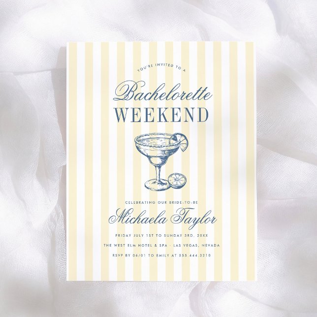 Lámina Invitación de fin de semana de despedida de solter (Subido por el creador)