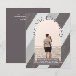 Lámina INVITACIÓN DE FOTO MODERNA - Colores mixtos