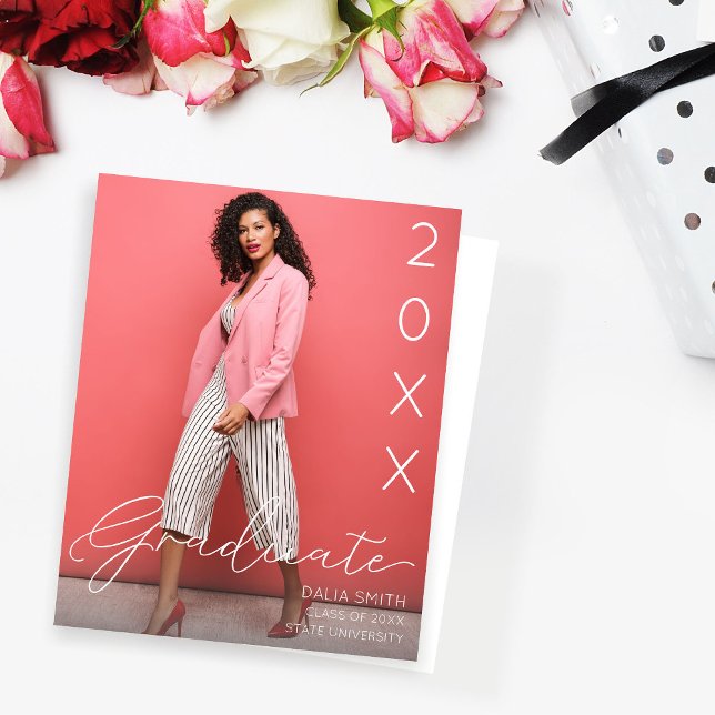Lámina Invitación de fotografía de grado de clase de pres (Subido por el creador)