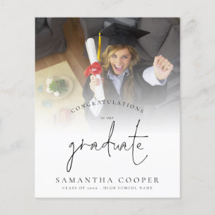 Lámina Invitación de fotos de graduados de los Congresos