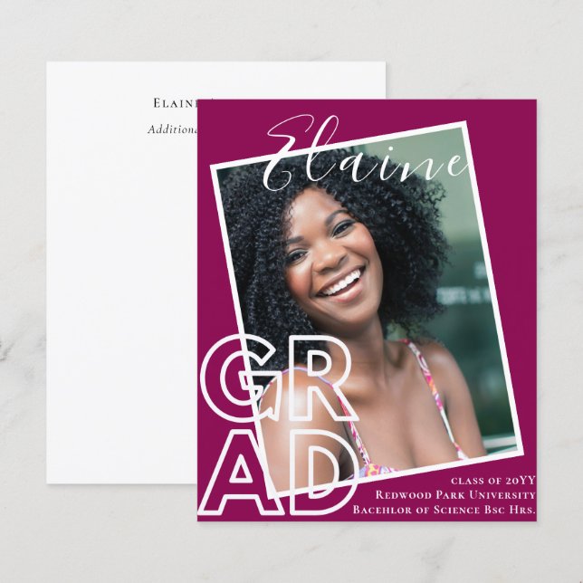 Lámina INVITACIÓN DE GRABACIÓN PRESUPUESTARIA FOTO Clase  (Anverso / Reverso)