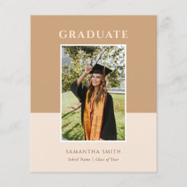 Lámina invitación de Grad Gold Modern Script 2023