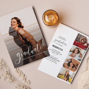 Lámina Invitación de Graduación 2025 de fotos de grado