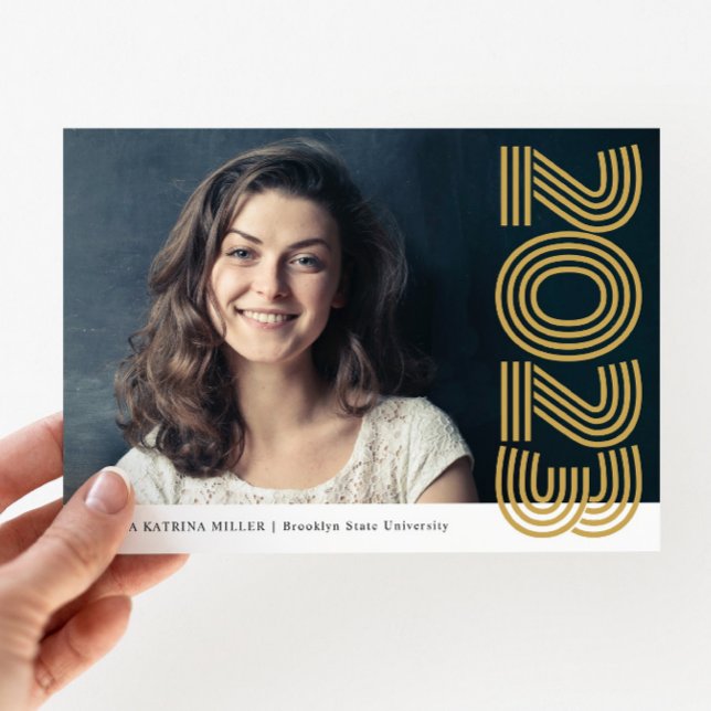 Lámina Invitación de Graduación de Foto del Año de Grado  (Subido por el creador)