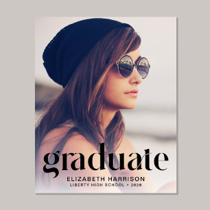 Lámina Invitación de Graduación de Fotografía Tipo de Dis