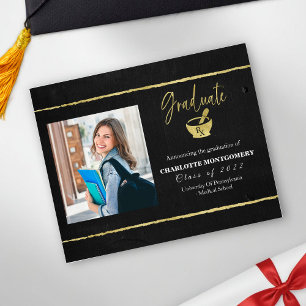 Lámina Invitación de Graduación de la Escuela de Farmacia