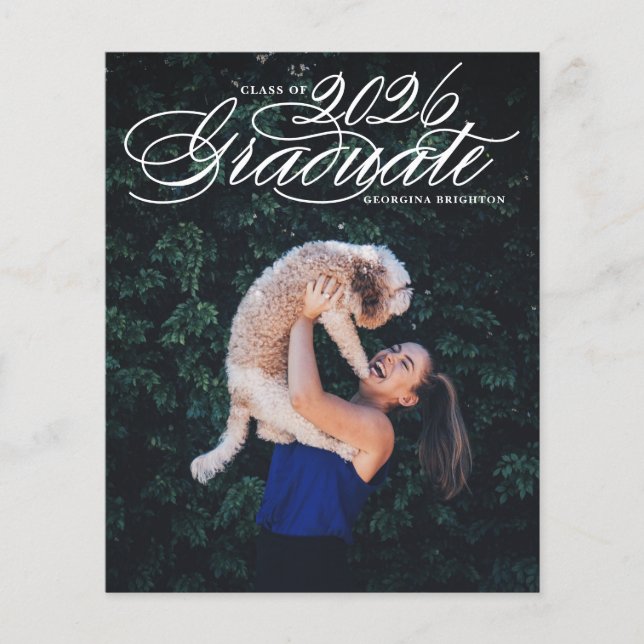 Lámina Invitación de graduación de la promoción de 2024 c (Anverso)