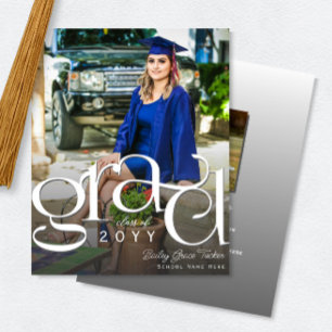 Lámina Invitación de Graduación de Presupuesto de Foto GR