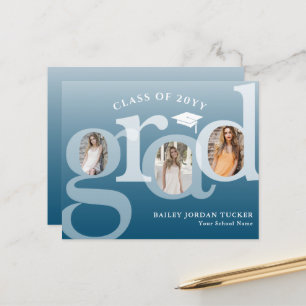 Lámina Invitación de Graduación del Presupuesto de Blue O