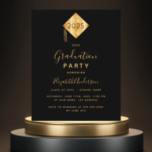 Invitación de graduación presupuesto 2023 fiesta n