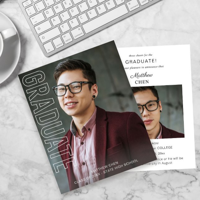 Lámina Invitación de Graduado V2 de tipo de diversión de  (Subido por el creador)