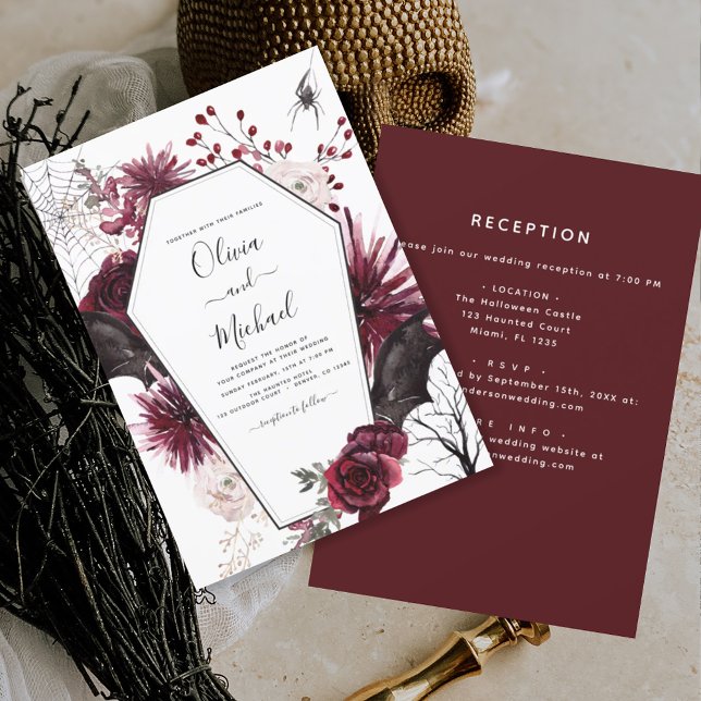 Lámina Invitación de Halloween de Presupuesto En Una Boda (Subido por el creador)