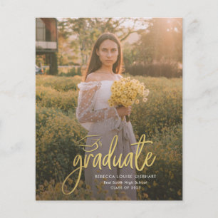 Lámina Invitación de inauguración de graduación 2026 con