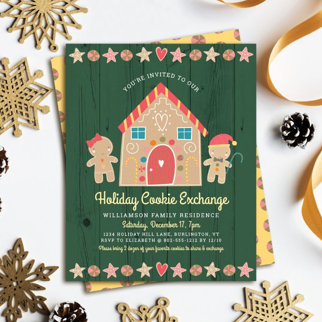 Lámina Invitación de intercambio de galletas de jengibre  (Subido por el creador)