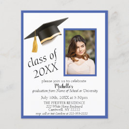 Lámina Invitación de la fiesta de graduación de la licenc