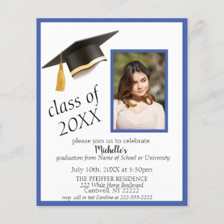 Lámina Invitación de la fiesta de graduación de la licenc