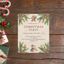 Lámina Invitación de la fiesta de los Navidades naturales