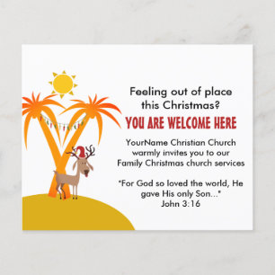 Lámina Invitación de la Iglesia de Navidades de Presupues