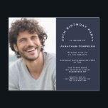 Lámina Invitación de la Marina Fiesta por 30 cumpleaños<br><div class="desc">Una alternativa de valor por dinero BUDGET en un tamaño menor de 4, 5 x 5, 6" de peso semibrillante de 110 libras, que es de espesor similar al de una postal (sin embargo, no es adecuado para usar como postal). POR FAVOR, TENGA EN CUENTA QUE HAY UNA invitación por...</div>