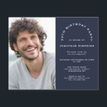 Lámina Invitación de la Marina Fiesta por 30 cumpleaños<br><div class="desc">Una alternativa de valor por dinero BUDGET en un tamaño menor de 4, 5 x 5, 6" de peso semibrillante de 110 libras, que es de espesor similar al de una postal (sin embargo, no es adecuado para usar como postal). POR FAVOR, TENGA EN CUENTA QUE HAY UNA invitación por...</div>