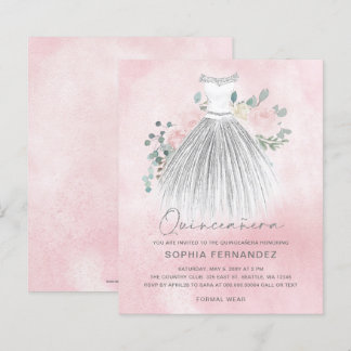 Lámina Invitación de la purpurina de oro de Rubor de pres