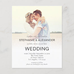 Lámina Invitación de matrimonio de código QR para superpo