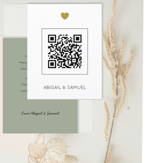 Lámina Invitación de matrimonio para el código QR del sab (Subido por el creador)