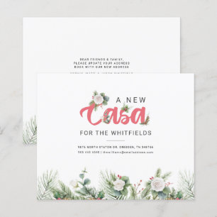 Lámina Invitación de movimiento de Berry Floral Movido We