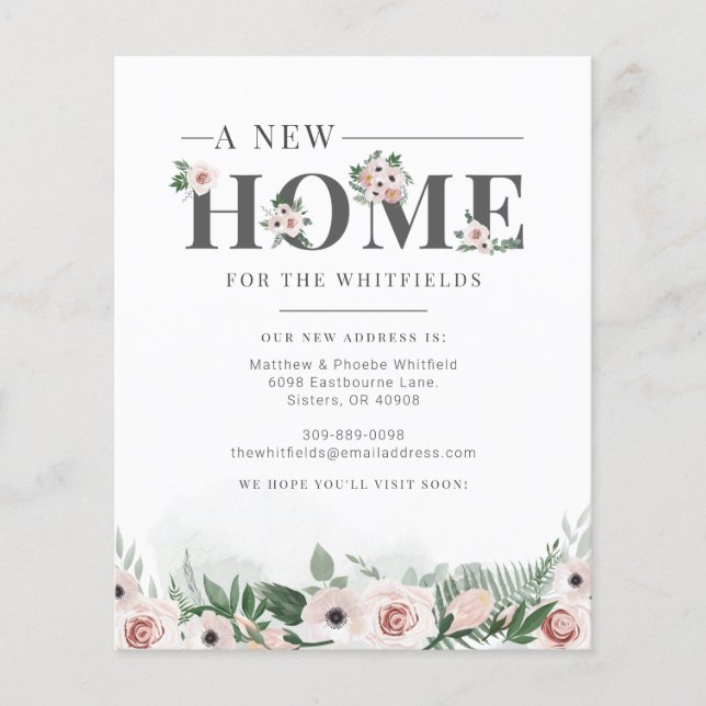 Lámina Invitación de movimiento de cambio de dirección fl (Anverso)