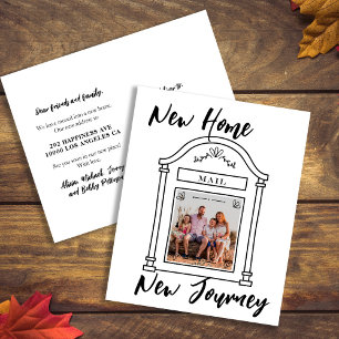 Lámina Invitación de movimiento de fotos domiciliarias nu