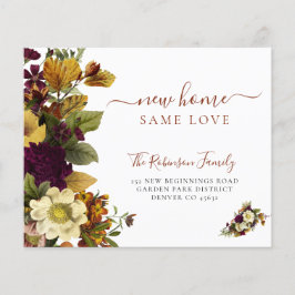 Lámina Invitación de movimiento de guiones botánicos de o