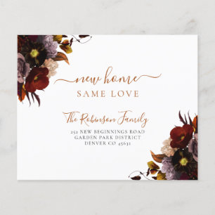 Lámina Invitación de movimiento de moda residencial flora