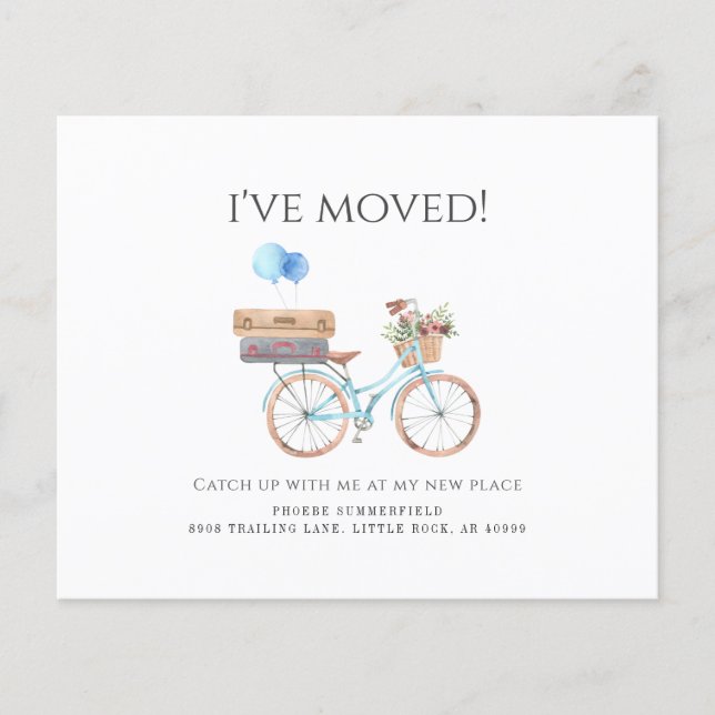 Lámina Invitación de movimiento de nueva dirección de acu (Anverso)