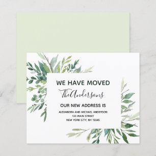 Lámina Invitación de movimiento de presupuesto vegetación