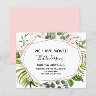 Lámina Invitación de movimiento de presupuesto vegetación