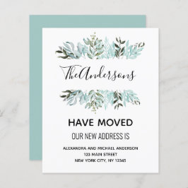 Lámina Invitación de movimiento de presupuesto vegetación