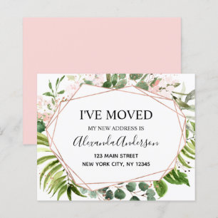 Lámina Invitación de movimiento de presupuesto vegetación