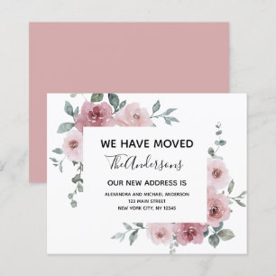 Lámina Invitación de movimiento del presupuesto Floral ro