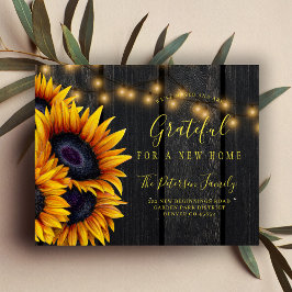 Lámina Invitación de movimiento rústico de dirección nuev