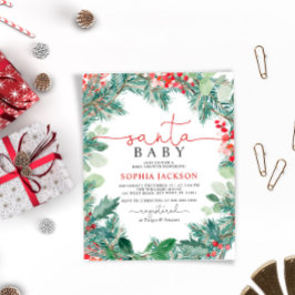 Lámina Invitación de Navidades de presupuesto de Santa Ba