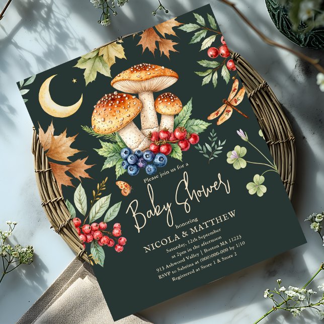 Lámina Invitación de presupuesto Baby Shower para Woodlan (Subido por el creador)